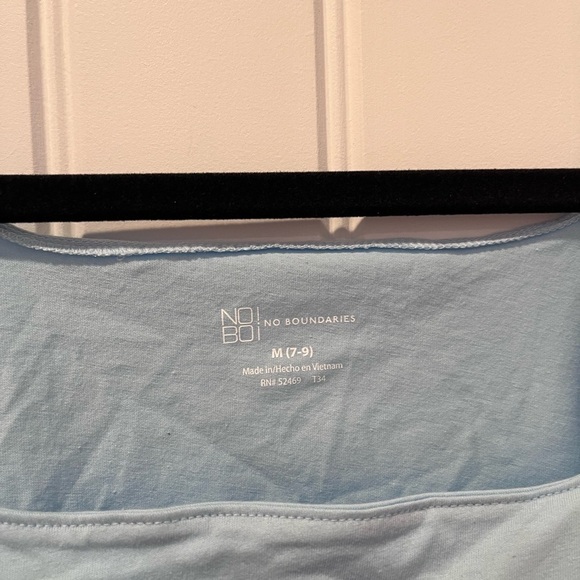 🧁No Boundaries Blue Corset Bustier Tank Top coquette cottagecore summer spring - Picture 3 of 6